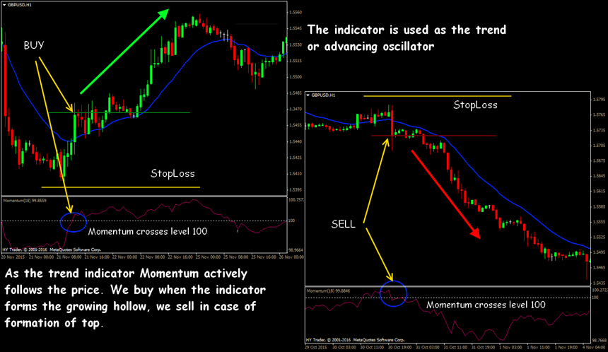 momentum forex